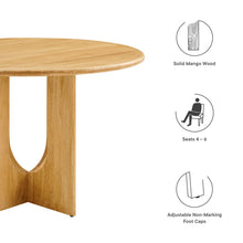 Load image into Gallery viewer, Rivian Round 48&quot; Wood Dining Table by Modway
