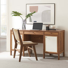 Load image into Gallery viewer, Capri 58&quot; Wood Grain Office Desk by Modway
