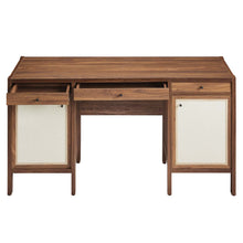 Load image into Gallery viewer, Capri 58&quot; Wood Grain Office Desk by Modway
