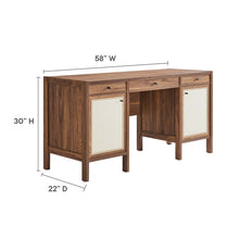 Load image into Gallery viewer, Capri 58&quot; Wood Grain Office Desk by Modway
