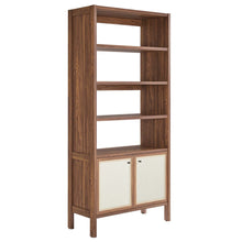 Load image into Gallery viewer, Capri 4-Shelf Wood Grain Bookcase by Modway
