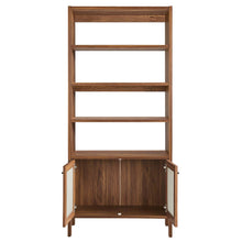 Load image into Gallery viewer, Capri 4-Shelf Wood Grain Bookcase by Modway
