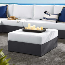 Load image into Gallery viewer, Tahoe Outdoor Patio Powder-Coated Aluminum Ottoman by Modway
