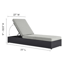 Load image into Gallery viewer, Tahoe Outdoor Patio Powder-Coated Aluminum Chaise Lounge Chair by Modway
