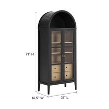 Load image into Gallery viewer, Nolan Tall Arched Storage Display Cabinet by Modway
