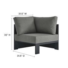 Load image into Gallery viewer, Tahoe 3-Piece Outdoor Patio Powder-Coated Aluminum Sectional Sofa Set by Modway
