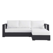 Load image into Gallery viewer, Tahoe 2-Piece Outdoor Patio Powder-Coated Aluminum Right-Facing Chaise Sectional Sofa Set by Modway
