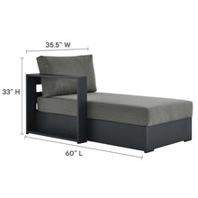 Load image into Gallery viewer, Tahoe 2-Piece Outdoor Patio Powder-Coated Aluminum Left-Facing Chaise Sectional Sofa Set by Modway
