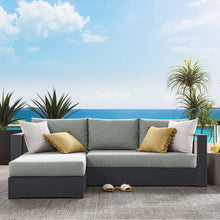 Load image into Gallery viewer, Tahoe 2-Piece Outdoor Patio Powder-Coated Aluminum Left-Facing Chaise Sectional Sofa Set by Modway
