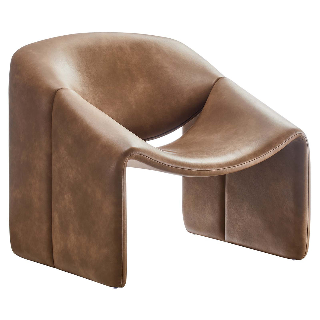 Vivi Vegan Leather Accent Chair by Modway