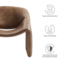 Load image into Gallery viewer, Vivi Vegan Leather Accent Chair by Modway
