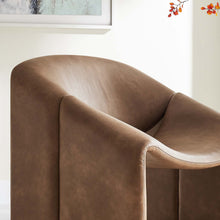 Load image into Gallery viewer, Vivi Vegan Leather Accent Chair by Modway
