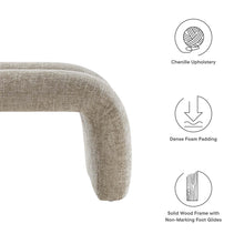 Load image into Gallery viewer, Dax 50.5&quot; Chenille Upholstered Accent Bench by Modway
