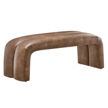 Load image into Gallery viewer, Dax 50.5&quot; Vegan Leather Upholstered Accent Bench by Modway
