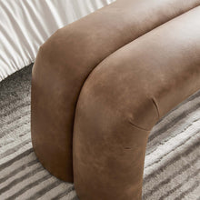 Load image into Gallery viewer, Dax 50.5&quot; Vegan Leather Upholstered Accent Bench by Modway
