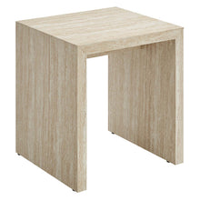 Load image into Gallery viewer, Mirella Faux Travertine Side Table by Modway
