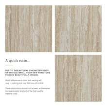 Load image into Gallery viewer, Mirella 53.5Ó Faux Travertine Bench by Modway
