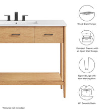 Load image into Gallery viewer, Zaire 48&quot; Single Sink Bathroom Vanity by Modway
