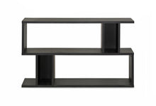 Load image into Gallery viewer, Baxton Studio Goodwin 2-Level Dark Brown Modern Bookshelf
