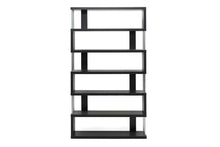 Load image into Gallery viewer, Baxton Studio Barnes Dark Brown Six-Shelf Modern Bookcase
