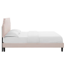 Load image into Gallery viewer, Sienna Performance Velvet Queen Platform Bed by Modway
