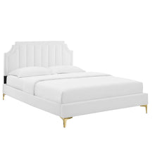 Load image into Gallery viewer, Sienna Performance Velvet Full Platform Bed by Modway
