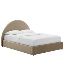 Load image into Gallery viewer, Resort Performance Velvet Arched Round King Platform Bed by Modway
