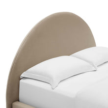 Load image into Gallery viewer, Resort Performance Velvet Arched Round King Platform Bed by Modway
