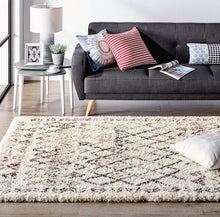 Load image into Gallery viewer, Skadi Rainbow Diamond  8x10 Shag Area Rug
