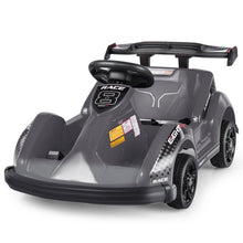 Load image into Gallery viewer, 6V Kids Ride On Go Cart with Remote Control and Safety Belt-Black
