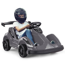 Load image into Gallery viewer, 6V Kids Ride On Go Cart with Remote Control and Safety Belt-Black
