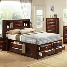 Load image into Gallery viewer, Bedroom Storage Bed with Drawers and Bookcase Headboard-King Size
