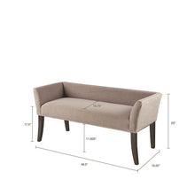 Load image into Gallery viewer, Madison Park Welburn Accent Bench MP105-0471 By Olliix
