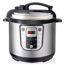 Load image into Gallery viewer, 1250W 8 quart Programmable Stainless Steel Electric Pressure Cooker
