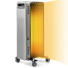 Load image into Gallery viewer, 1500W Portable Oil-Filled Radiator Heater for Home and Office-Black
