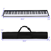 Load image into Gallery viewer, 88-Key Portable Electronic Piano with  Voice Function-Black
