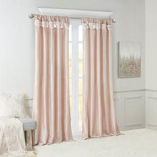 Load image into Gallery viewer, Madison Park Emilia 100% Polyester Twist Tab Lined Window Curtain MP40-6321 By Olliix
