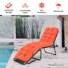 Load image into Gallery viewer, Giantex 73&quot; Lounge Chaise Cushion Padded Recliner Cushion for Indoor and Outdoor-Orange
