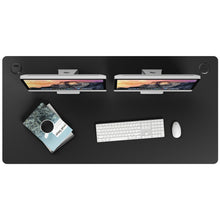 Load image into Gallery viewer, 58&quot; x 28&quot; Universal Tabletop for Standard and Standing Desk Frame-Black
