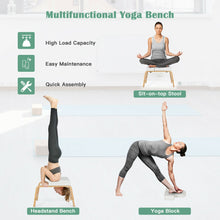 Load image into Gallery viewer, Yoga Headstand Bench Thick Pad for Relieve Fatigue and Body Building
