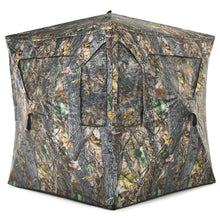 Load image into Gallery viewer, 3 Person Portable Hunting Blind Pop-Up Ground Tent with Gun Ports and Carrying Bag
