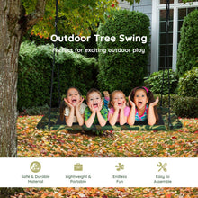 Load image into Gallery viewer, 60 Inches Platform Tree Swing Outdoor with  2 Hanging Straps-Camouflage
