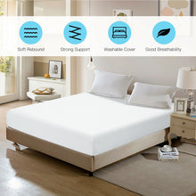 Load image into Gallery viewer, 10 Inch Air Foam Pressure Relief Bed Mattress with Removable Soft Cover-King Size
