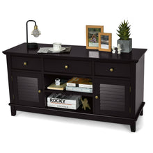 Load image into Gallery viewer, TV Stand Media Console with Drawers Cabinets-Brown
