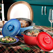 Load image into Gallery viewer, 2 Pieces Ceramic Cookware Set with Lid and Insulated Handle
