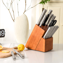 Load image into Gallery viewer, 16-Piece Stainless Stee Kitchen Knife Set with Sharpener
