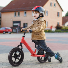 Load image into Gallery viewer, 12 Inch Kids No-Pedal Bike with Adjustable Seat-Red
