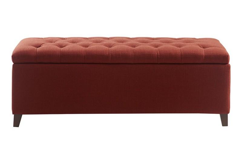 Madison Park Shandra Tufted Top Storage Bench FUR105-0040 By Olliix