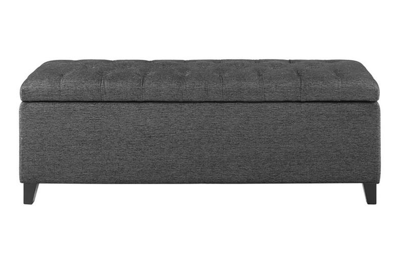 Madison Park Shandra Tufted Top Storage Bench FUR105-0052 By Olliix