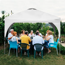 Load image into Gallery viewer, 10&#39; x 10&#39; Outdoor Pop-up Camping Canopy Tent with Roller Bag-White
